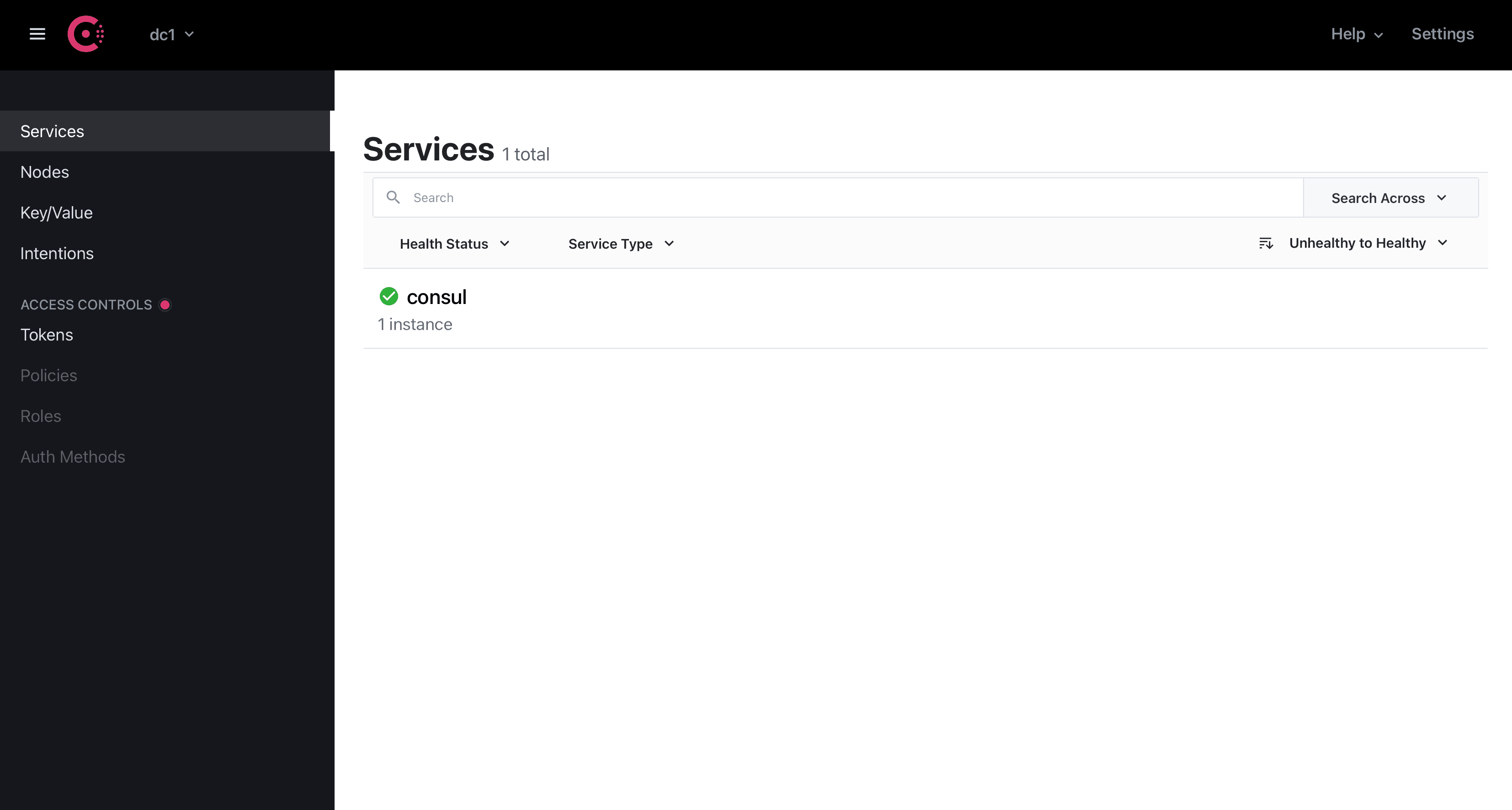 OpenShift Consul UI