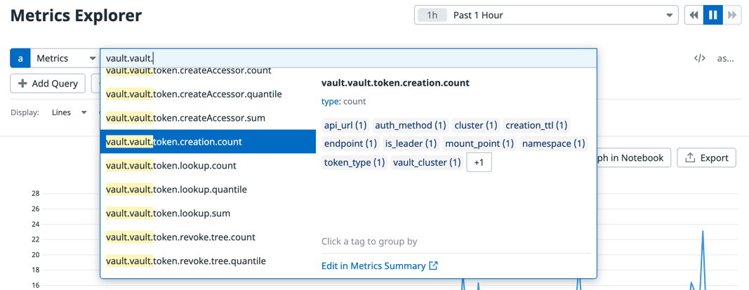 Metrics Explorer